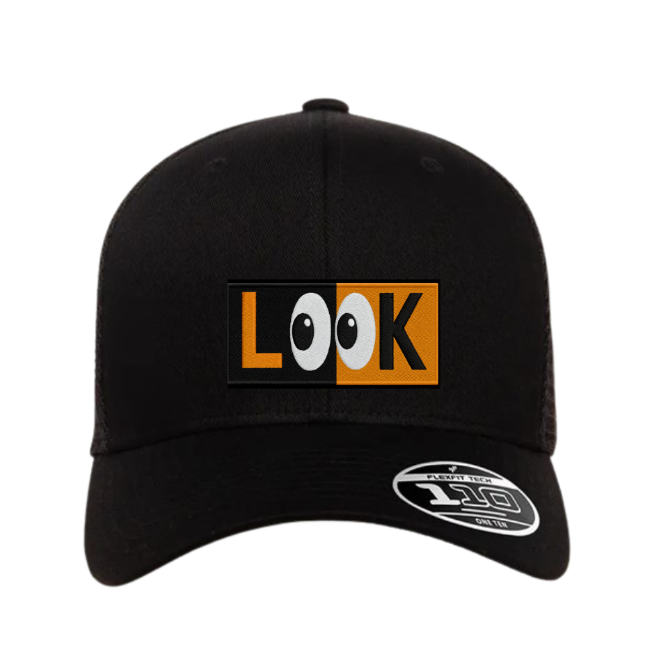 Embroidered Lđź‘€K Medium Logo Front Snap Back Trucker Hat