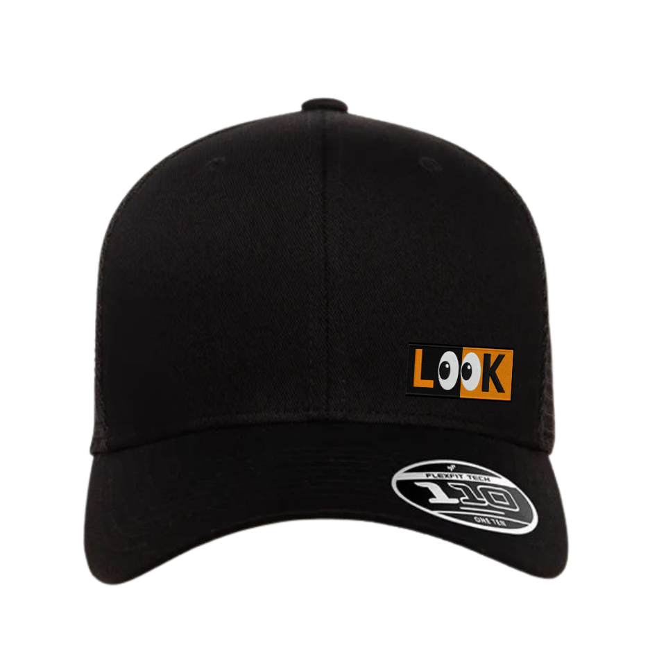 Embroidered Lđź‘€K Hats - Side Left Panel Snap Back Trucker Hat