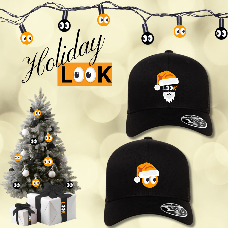 Holiday L👀K Snap Back Trucker Hat