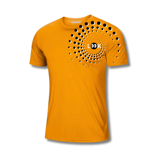 L👀K Tees Spiral Orange