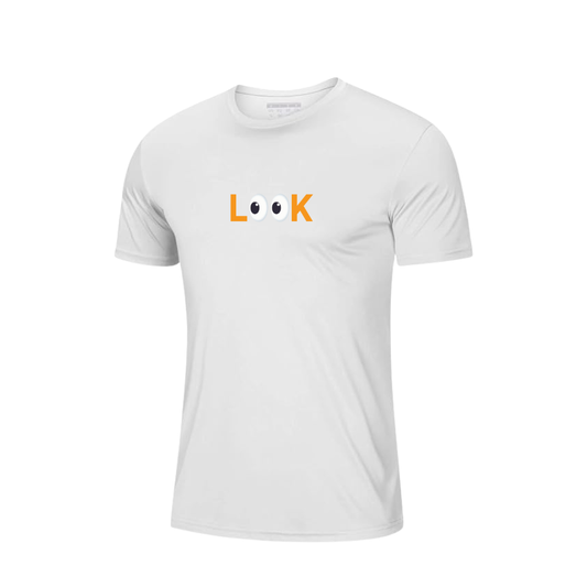 L👀K Tees White